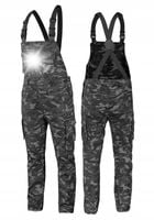 SPODNIE ROBOCZE NA SZELKACH OGRODNICZKI CAMO URBAN ROZMIAR L NEO