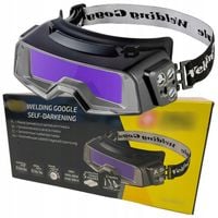 GOGLE SPAWALNICZE OKULARY OCHRONNE SAMOŚCIEMNIAJĄCE MASKA DO SPAWANIA FILTR