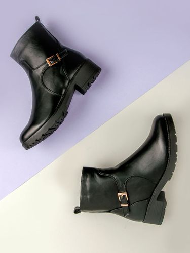 CZARNE BOTKI Rozmiar - 39 na Arena.pl