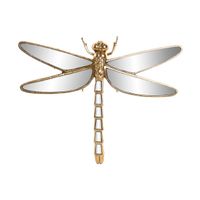 Dekoracja ścienna Home ESPRIT Złoty Nowoczesny Ważka 25 X 4 X 31,5 CM