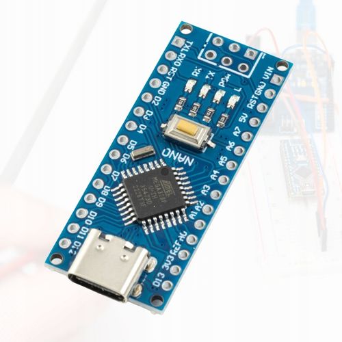 MIKROKOMPUTER MODUŁ NANO V3.0 CH340 ATmega328 USB C KOMPATYBILNY Z ARDUINO na Arena.pl
