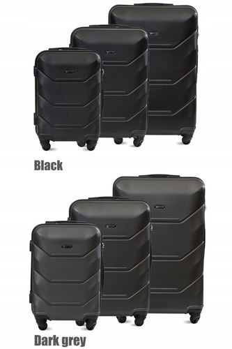 ZESTAW KOMPLET WALIZEK ABS 3IN1 MOCNA TWARDA BLOOM 15 KOLORÓW na Arena.pl