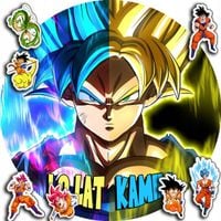 OPŁATEK NA TORT 20CM - DRAGON BALL ANIME + IMIĘ + ! 15CM 18CM