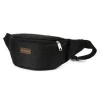 BELTIMORE nerka saszetka biodrówka z kodury N151 czarna