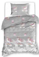 Pościel Z Mikrofibry 140X200 Jednorożce 2514