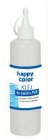 klej do papieru pva, butelka 250g, happy color