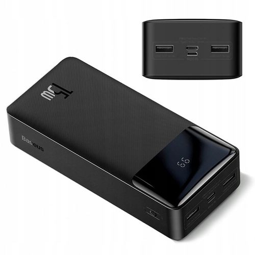 BASEUS DUŻY POJEMNY POWER BANK 30000mAh 15W USB USB C SZYBKI POWER BANK na Arena.pl