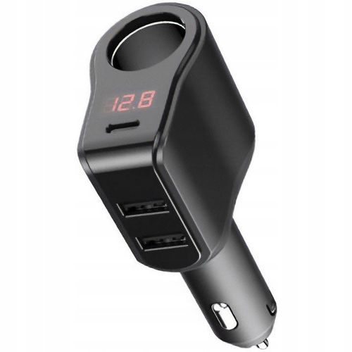 SZYBKA Ładowarka samochodowa do auta USB-C +2x USB +gniazdo zapalniczki 45W na Arena.pl