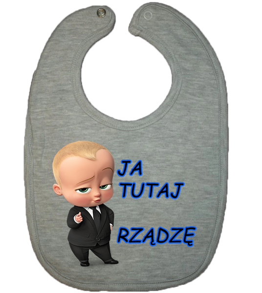 Śliniaczek Bawełniany Ja tu Rządzę! zdjęcie 1