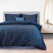 Pościel Bawełniana 180X200 Satyna Kolor Chaber