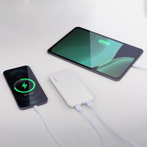 powerbank li-po 10000mah 2xusb biały na Arena.pl