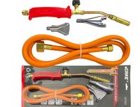 PALNIK GAZOWY UNIWERSALNY LUTOWANIA PODGRZEWANIA ZGRZEWANIA 3 DYSZE LAMPA