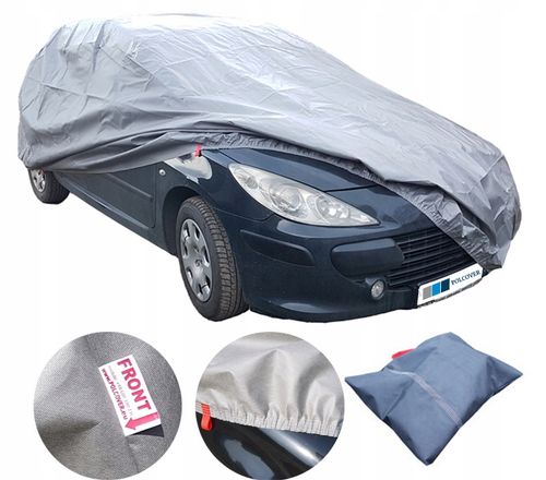 POKROWIEC NA SAMOCHÓD 3 WARSTWY r. S do 410cm PLANDEKA na auto na Arena.pl