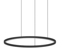 Wisząca lampa Halo AZ5343 Azzardo LED 60W 3000-6000K ringi czarna