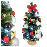 Choinka sztuczna mała jak żywa 60 cm ubrana LED Zielona