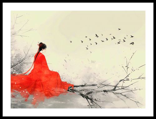 Plakat 55x40cm Diva Na Gałęzi na Arena.pl