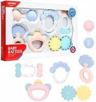 GRZECHOTKA GRYZAK KOLOROWA SENSORYCZNA ZESTAW