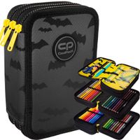 COOLPACK PIÓRNIK SZKOLNY TRZYKOMOROWY WYPOSAŻONY DARKER NIGHT
