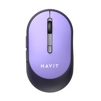 Mysz Bezprzewodowa Havit MS78GT Ergonomiczna 3 DPI DO PC Fioletowa
