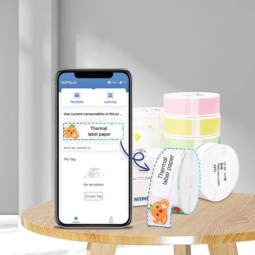 Drukarka etykiet Niimbot D11 bezprzewodowa (biała) na Arena.pl