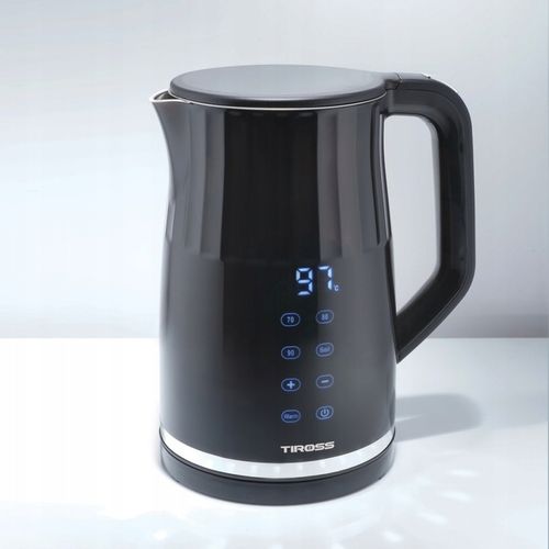 Czajnik elektryczny Tiross wewnętrzne ze stali nierdzewnej 2200 W czarny na Arena.pl