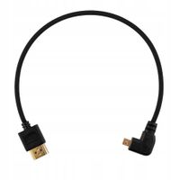 Przewód kątowy HDMI - micro HDMI 2.1 30cm MITOYA 4K 120 Hz 48 Gb/s HDR VRR