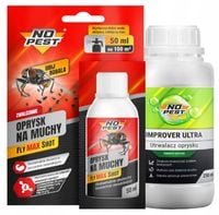 ULTRA MOCNY OPRYSK ŚRODEK PREPARAT PŁYN NA MUCHY KOMARY SHOT Z UTRWALACZEM