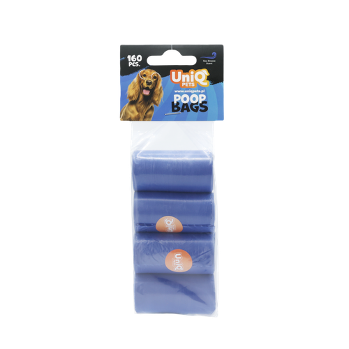 UNIQ PETS woreczki na psie odchody o zapachu morskiej bryzy 8x20sztuk na Arena.pl