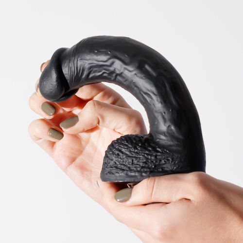 Crushious Inviktus 8 Liquid Silicone Dildo Black na Arena.pl