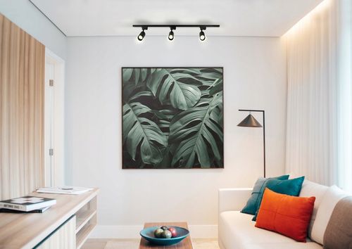 Szynoprzewód LED 3x reflektor GU10 szyna track 1m Oświetlenie Na Szynę na Arena.pl