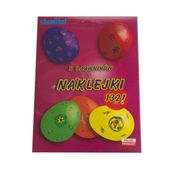 chem0083 naklejanki + 5 barwników do jajek pisanek