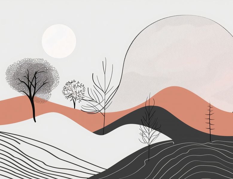 Plakat 65x50cm Półcień Widoku zdjęcie 1