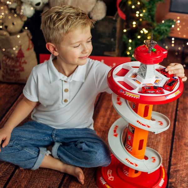 WOOPIE Tor Spirala Garaż dla Samochodzików 3 szt. zdjęcie 13