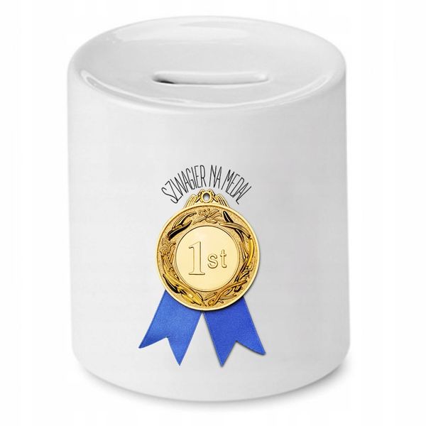 Dla Szwagra Skarbonka Marketing Prezent Z Nadrukiem Ze Zdjęciem zdjęcie 1