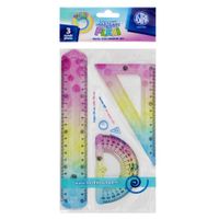 zestaw geometryczny 20cm 3el pastel flexi v2 astra