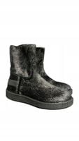Botki Shabbies damskie czarne rozmiar 37/38