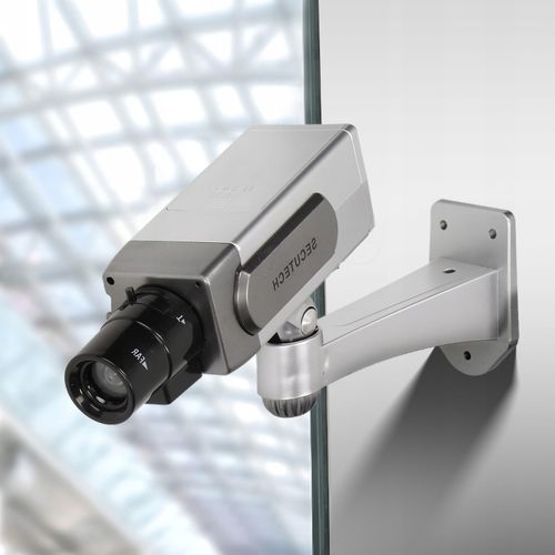 Atrapa kamery do monitoringu z migającą diodą LED na Arena.pl