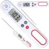 Termometr kuchenny szpilkowy lcd mięsa wina 300°c gotowania zup