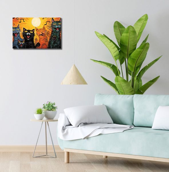 Obraz 50x30cm Kocie Koncertowanie zdjęcie 2