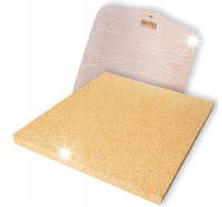 KAMIEŃ SZAMOT DO PIZZY SZAMOTOWY 36x36 3cm GRUBY + ŁOPATKA + EBOOK!