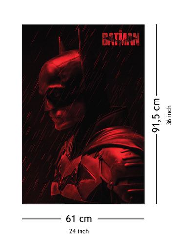 The Batman Red - plakat 61x91,5 cm na Arena.pl