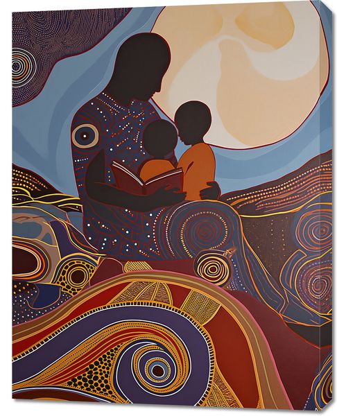 Obraz 70x90cm Opowieści Przodków zdjęcie 1