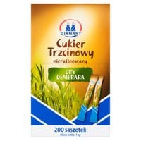 Diamant Dry Demerara Cukier trzcinowy nierafinowany 1 kg (200 sztuk)