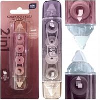 Korektor i klej w taśmie 2w1 nude 2065 A'12