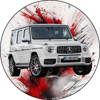 Opłatek na tort Mercedes Auto Samochód Logo Urodziny 18 30 40 50