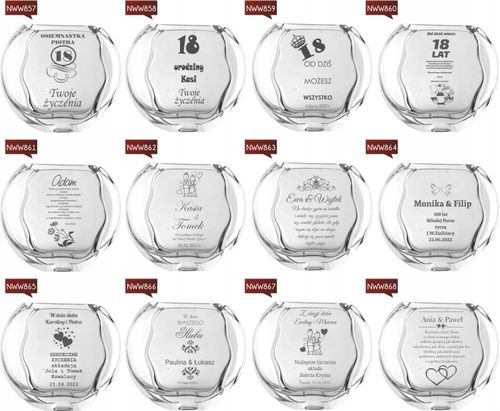 Wazon z grawerem PREZENT dla pracownika emeryta na Arena.pl