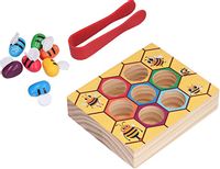 Drewniana gra edukacyjna Plaster miodu Montessori