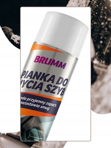 PIANKA DO MYCIA SZYB BRUMM PRZYJEMNY ZAPACH NIE POZOSTAWIA SMUG 400 ml na Arena.pl