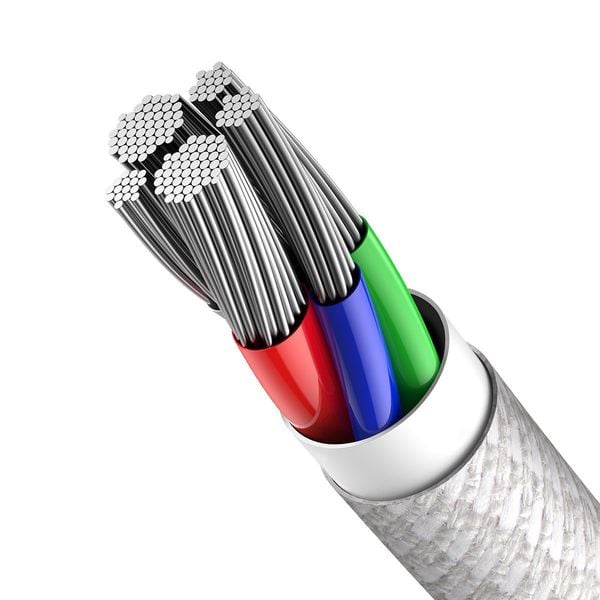 kabel usb-c do lightning baseus high density braided, 20w, 5a, pd, 1m zdjęcie 3