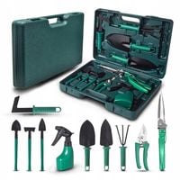 WALIZKA ZESTAW NARZĘDZI OGRODOWYCH STAL NIERDZEWNA SAPERKA DO OGRODU GRABIE